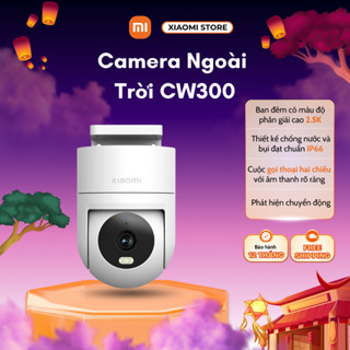Camera IP Wifi Ngoài Trời Xiaomi CW300 2,5K, Theo dõi chuyển động, Phát hiện người lạ - Chính Hãng