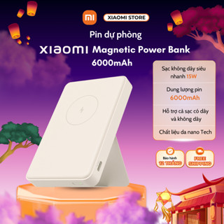 Pin sạc dự phòng Xiaomi Magnetic Power Bank 6000mAh - Bảo hành chính hãng