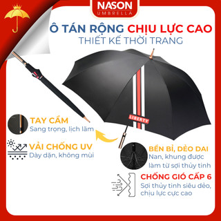  Ô dù cao cấp LIBERTY Che nắng che mưa Tay cầm độc quyền Nason chống gió lật cấp 7 ngăn 99% UV 