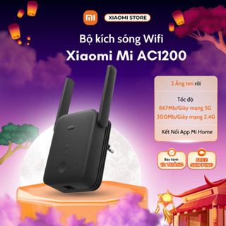 Kích sóng wifi Xiaomi AC1200 Mi Wifi Range Extender-RA75- Bộ kích wifi 2 băng tần 2.4GHz 5GHz