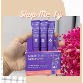   Minisze  Kem bôi đầu ti   kem nứt đầu ti cho mẹ HPA Lanolin Lansinoh 7gram tuýp mini - tách lẻ ko hộp 