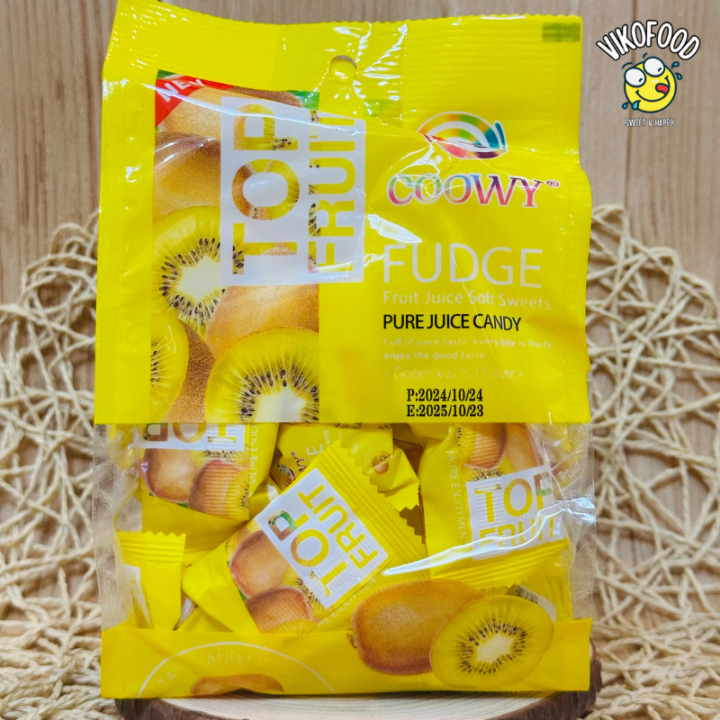 [ VỊ KIWI ] KẸO DẺO TRÁI CÂY TOP FRUIT COOWY [MẪU MỚI 2024] [ 280G ]
