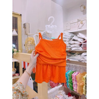 (Trứng 4-15kg) Bộ hai dây thun lạnh bé gái