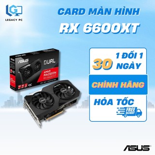  VGA Card màn hình Radeon RX 6600XT 8G các mã chính hãng - sẵn hàng đẹp như mới - BH 3 Tháng 