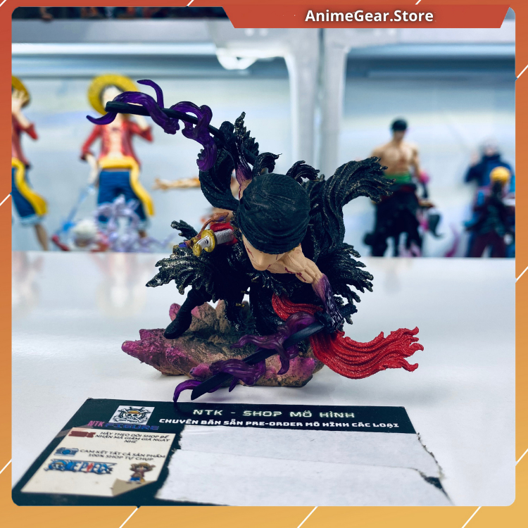 [Rẻ Vô Địch FreeShip] Mô hình Zoro WCF Haki tím siêu nét AnimeGear.Store Mô hình OnePiece giá rẻ