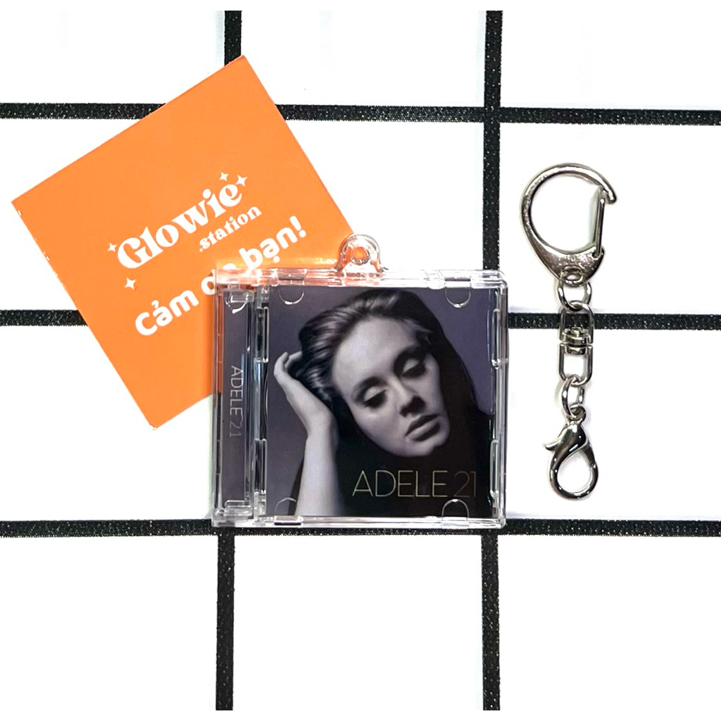 Móc khóa Mini CD Album 21 - Adele có NFC quét link nhạc