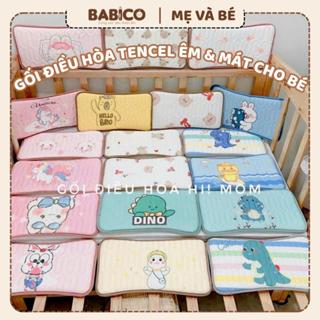 Gối Điều Hòa Tencel Cao Cấp Thoáng Mát Và Êm Ái, Thấm Hút Mồ Hôi Tốt Cho Bé Từ Sơ Sinh KT 20x38cm