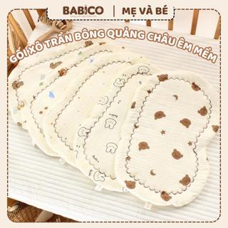  Gối Xô Muslin Trần Bông Quảng Châu Mềm Mại Gối Ngủ Dành Cho Bé Sơ Sinh  Loại 1  
