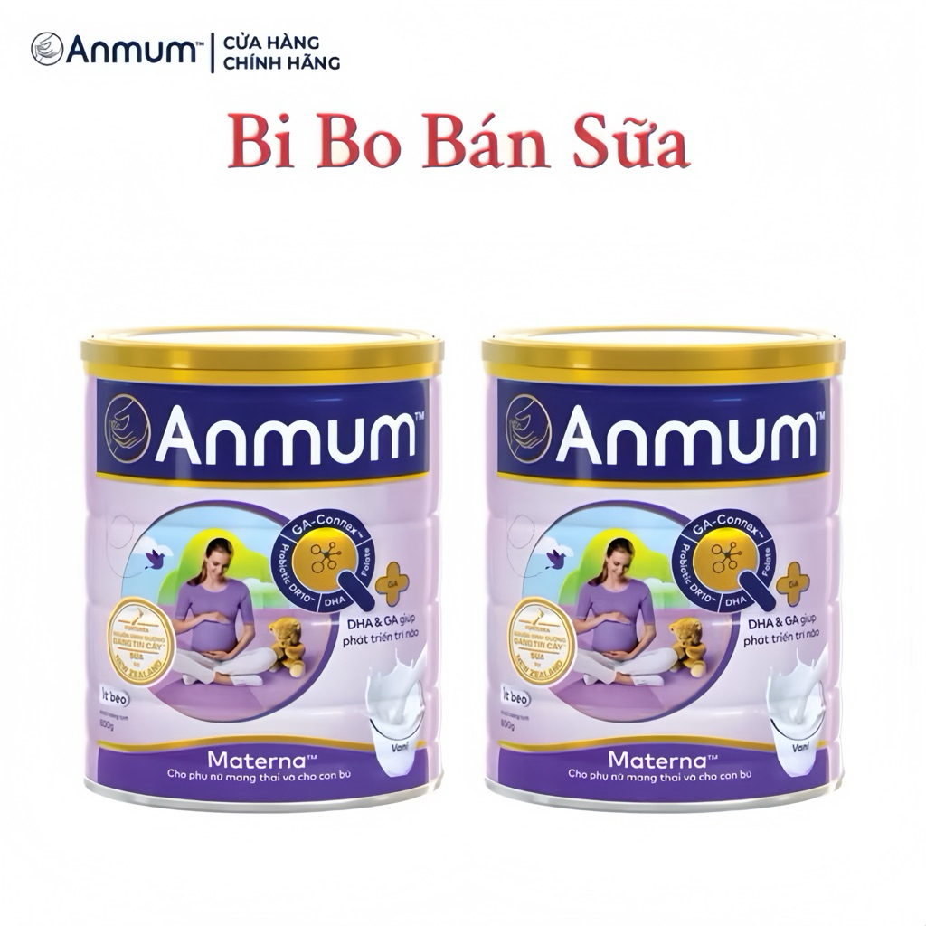 [HSD: T11-2026] Sữa Bột Dành Cho Mẹ Bầu Anmum Materna Hương Vanilla 800g