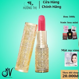  Son Dưỡng Gold Hương Thị màu hồng mềm môi chống khô môi thâm môi 
