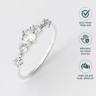  Nhẫn bạc nữ TYCHE Snow Princess nạm đá lấp lánh TYCHE JEWELRY 