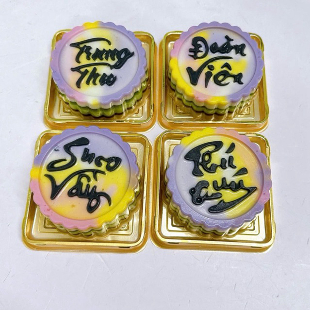 Khuôn nhựa rau câu trung thu đoàn viên phú quý đoàn viên