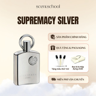  1 5 10 20 30ml | Afnan Supremacy Silver | Nước Hoa Nam | Scent.school Perfume 