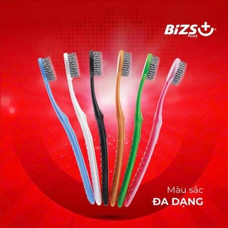 Bàn chải đánh răng BIZSPLUS / LIPZO RUBY lông siêu mảnh mềm mượt