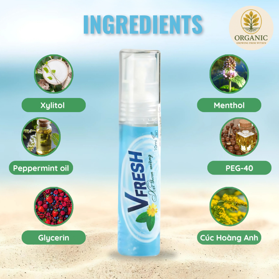 V-FRESH XỊT Thơm Miệng