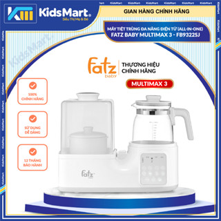 MÁY HÂM SỮA TIỆT TRÙNG ĐA NĂNG (ALL-IN-ONE) FATZBABY MULTIMAX 2/3/11  - BẢO HÀNG 12 THÁNG CHÍNH HÃNG