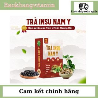  Trà thảo mộc INSU nam y tiến sĩ trần hoàng hải hỗ trợ ổn định đường huyết giảm tiểu đêm 