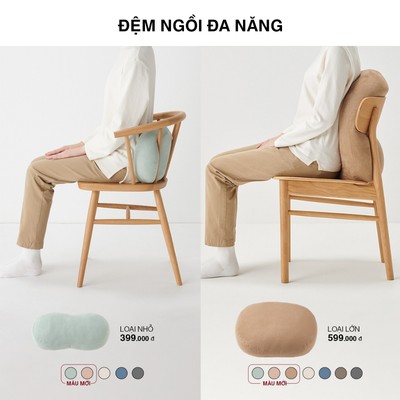 Đệm Ngồi Đa Năng MUJI (Vỏ dính liền)