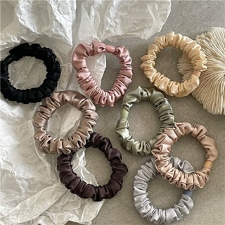  Dây buộc tóc lụa thun mềm với nhiều màu pastel xinh 