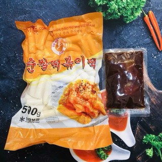 Bánh Gạo Tokbokki Hàn Quốc 500g và 1 kg Bánh Gạo Nhân Phô Mai 500g