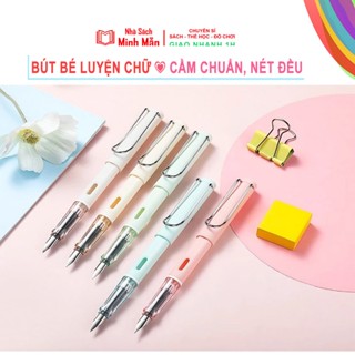  BÚT BÉ Luyện Chữ 💗 Bút Máy Xoá Được | Mực Nhanh Khô Không Lem | Viết Sai Tẩy Sạch 