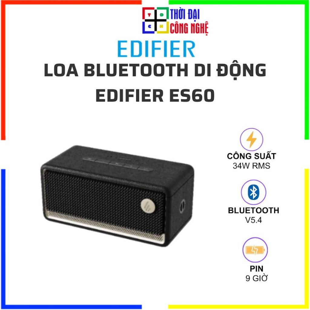 Edifier ES60 mang lại âm thanh sống động với tổng công suất lên đến 34W. Bảo hành 12 tháng, 1 đổi 1 