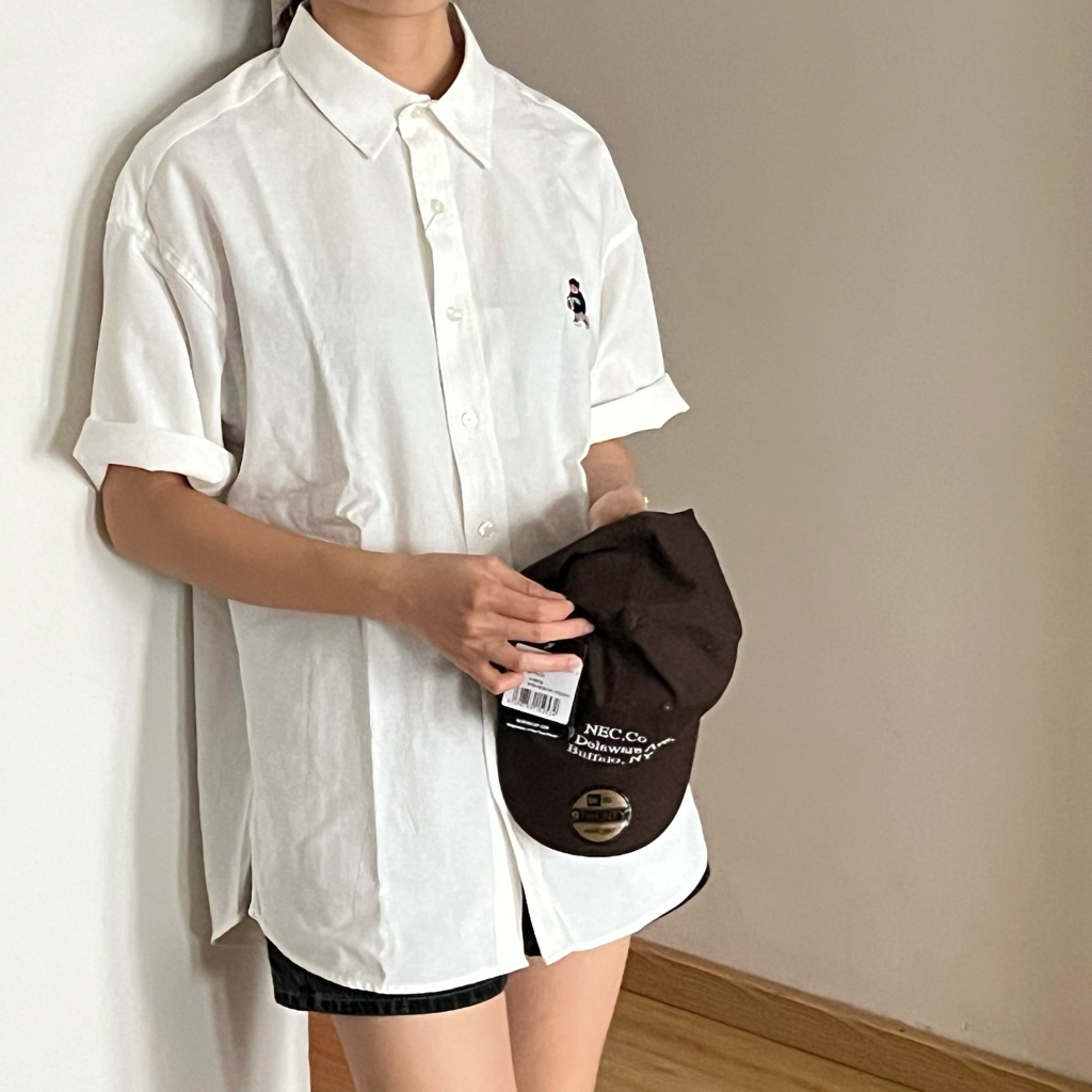 Áo Sơ Mi Spao Gấu Woody Overfit Chính Hãng