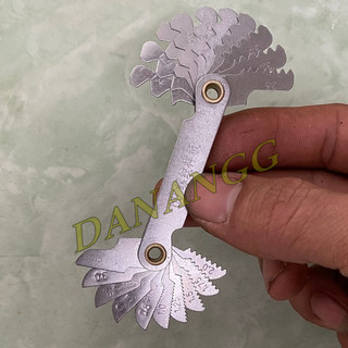 thước đo ren 20 lá 60 độ đo bước ren taro cơ khí