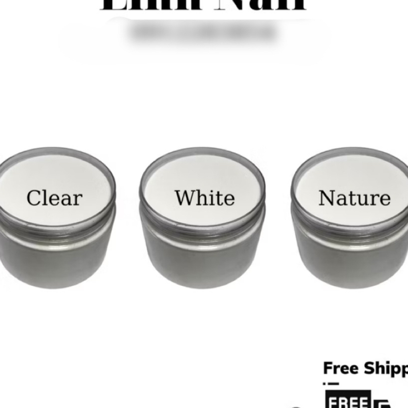 Bột Mỹ - Bột Dẻo Làm Hoa Nail - Clear- White - Nature.