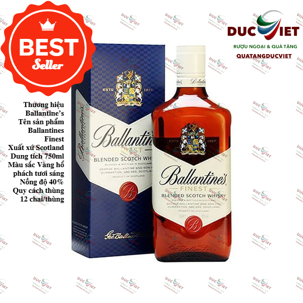 Rượu Ballantines Finest Blend Scotch