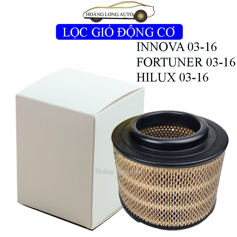 (H236) Lọc Gió Động Cơ Ô Tô Innova, Fortuner, Hilux OEM Cao Cấp (178010C010/17801YZZA1/WE0113Z40/178