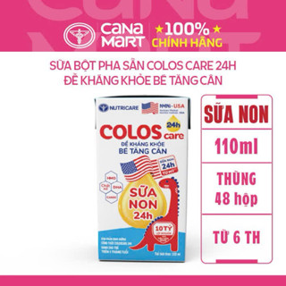 Thùng 48 hộp sữa bột pha sẵn Nutricare ColosCare 24h giúp bé tăng cường miễn dịch