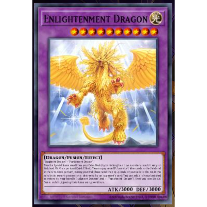YMS - [Thẻ bài Yugioh] - [TCG-UK] - MP25-EN189 - Enlightenment Dragon - Ultra Rare 1st Edition