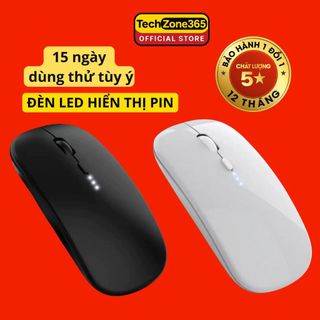  Chuột Bluetooth Không Dây Pin Sạc Silent Cao Cấp Kết Nối 2 Chế Độ Cho Máy Tính Laptop PC Macbook 