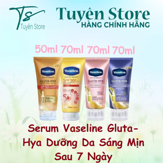  Sữa dưỡng thể Vaseline Gluta-Hya Dưỡng Da Sáng Mịn Sau 7 Ngày 50ml  70ml 