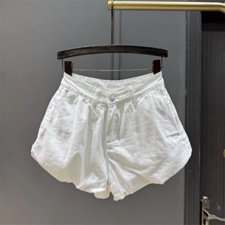  Quần Short Váy Bí Jeans Nữ Lưng Cao Phong Cách Chất Vãi Dày Dặn 