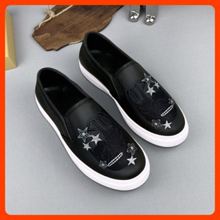 Giày Nam Dáng Slip-on Mẫu Mới 2026, Giày Lười Nam Kiểu Dáng Trẻ Trung Phong Cách Cá Tính