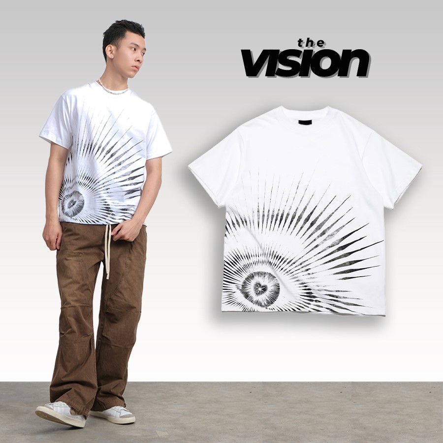 Áo thun cổ tròn Oversize EYES 98% Cotton Comfitex Fabric 360GSM - AT0028 | APEXSTUDIO