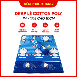 Drap lẻ cotton poly 1m. 1m2.1m4.1m6.1m8x2m cao 10cm