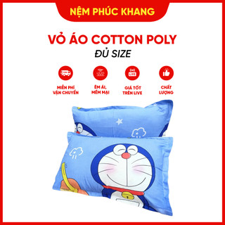 Áo gối cotton poly đủ kích thước 30x40.30x50.40x60.50x70 cm