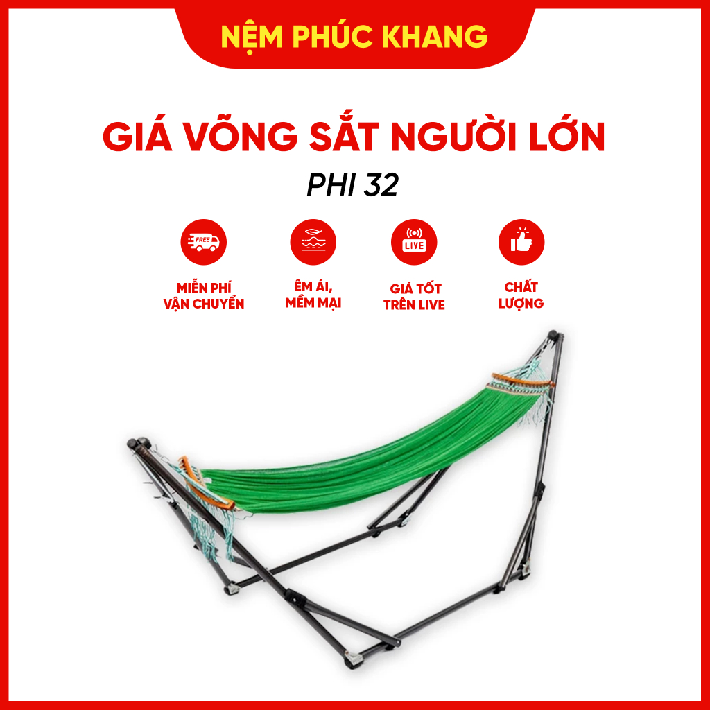 Giá võng sắt người lớn