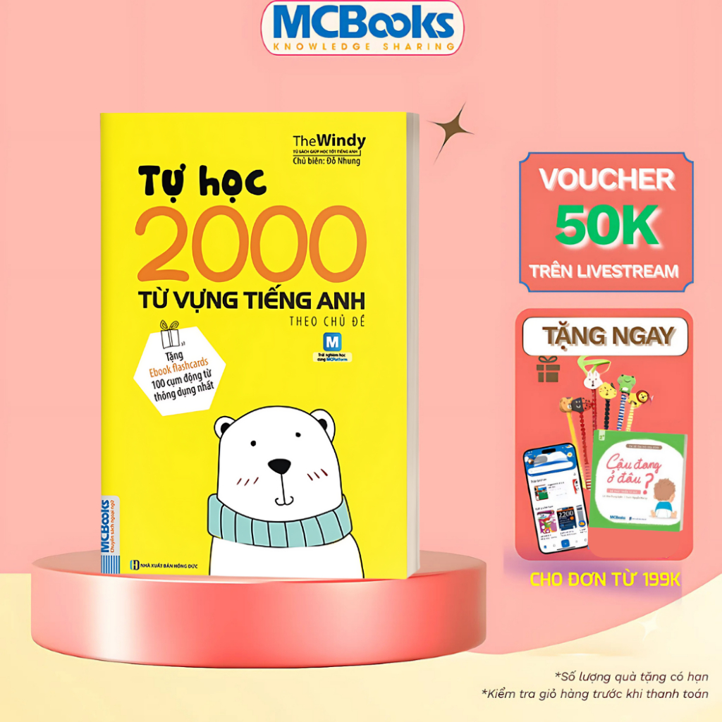 Sách - Tự Học 2000 Từ Vựng Tiếng Anh Theo Chủ Đề Phiên Bản Khổ Nhỏ Dành Cho Người Học Căn Bản - Học Kèm App Online