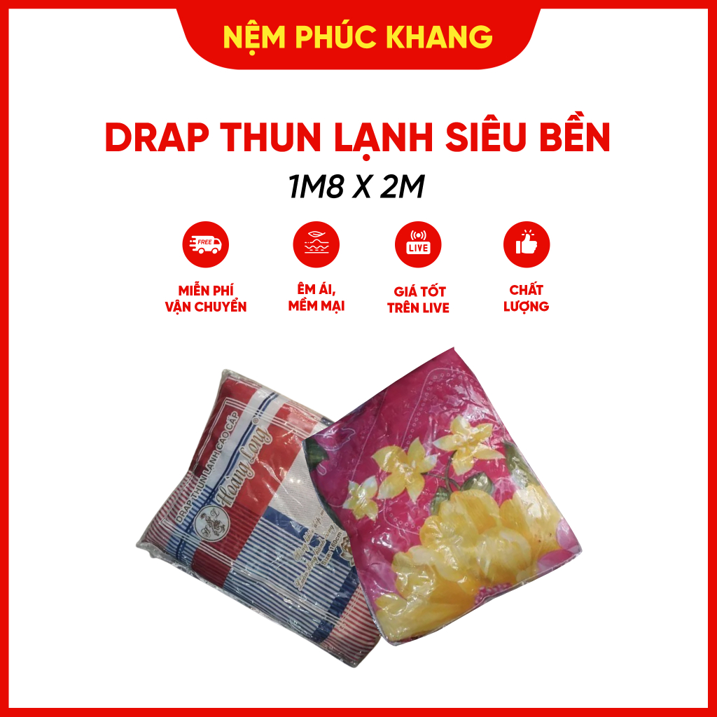 Drap thun lạnh siêu bền 1m8x2m