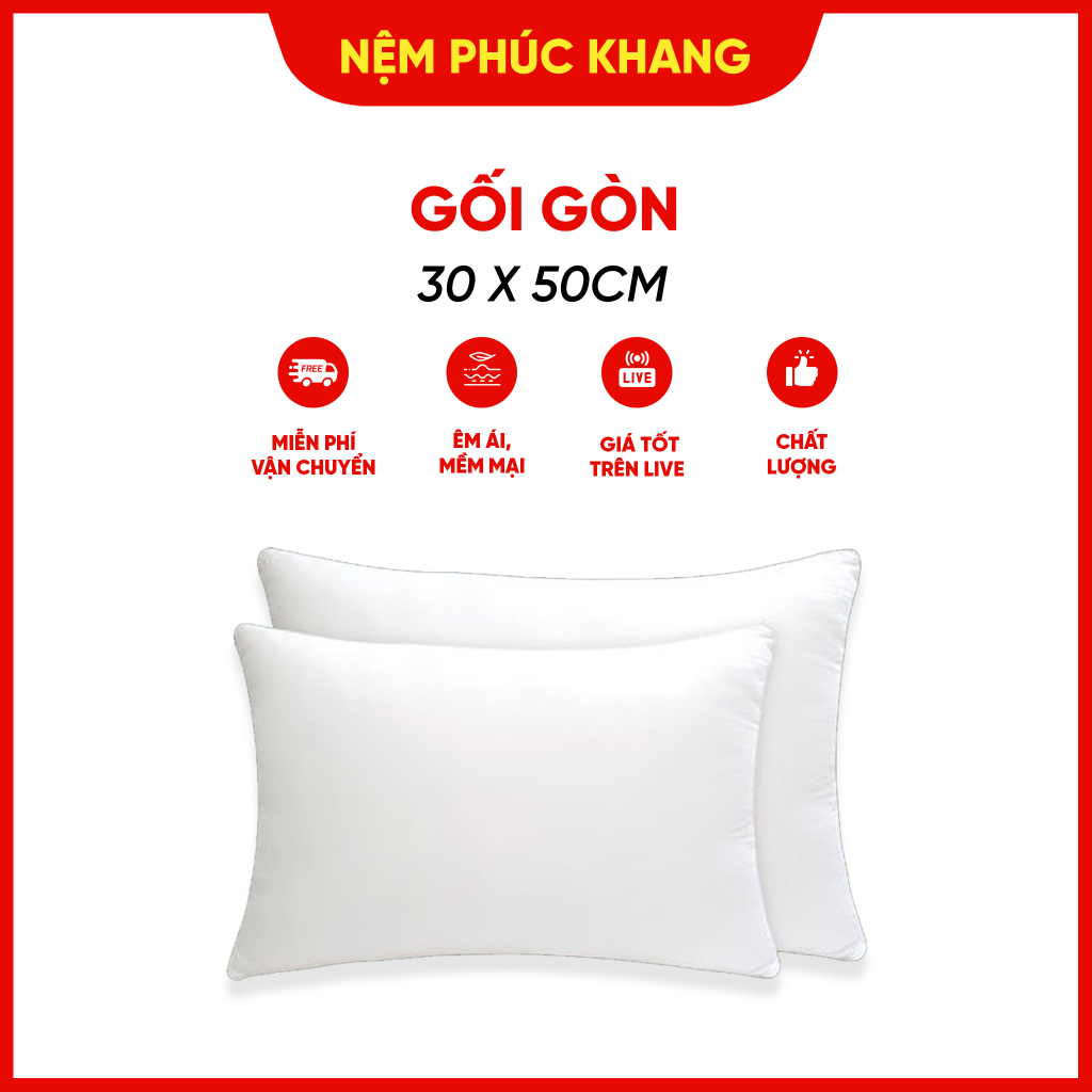 Gối gòn (30x50)cm