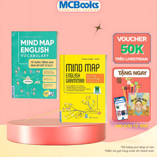Sách - Combo Mindmap English Grammar và Mindmap English Vocabulary - Học Kèm App Online