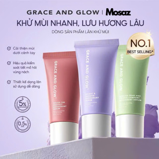 Lăn khử mùi Grace & Glow Black Opium, English Pear, Rouge 540 Deodorant Serum sáng da ngăn ngừa mồ hôi 50ml