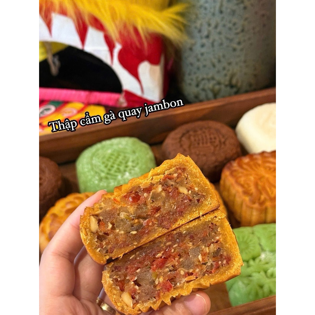 bánh  nướng thập cẩm gà quay jambon