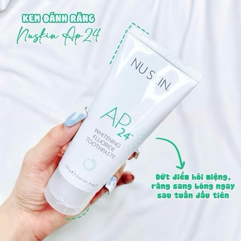 Kem đánh trắng răng Nuskin AP24 date xa