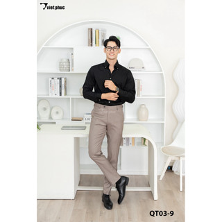 Quần Tây Nam Dáng Trẻ , mã QT03 vải mỏng.