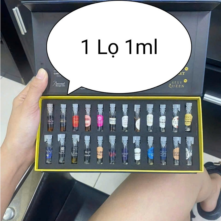 [XẢ LỖ] Trọn Bộ Lọ Tester 1ml DOCI PERFUME , TL PERFUME 1ml , Nước Hoa , Tinh Dầu Nước Hoa , Vial 1m